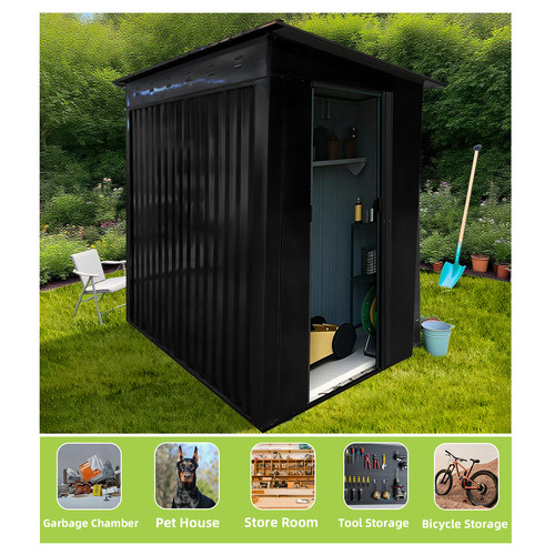 Metal garden storage shed x - garden, 6