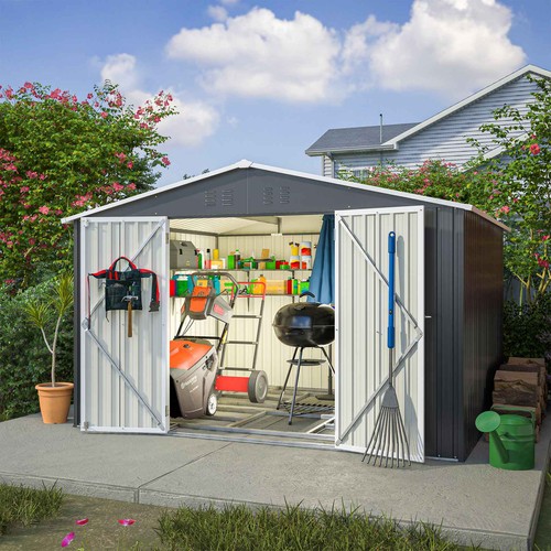 Garden shed 10x8ft metal - shed,