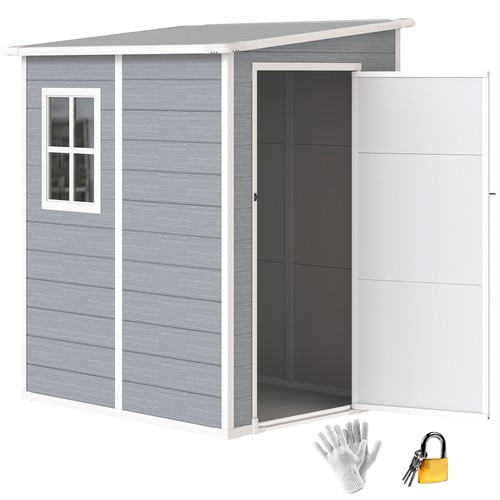 Outsunny lean garden - to, shed