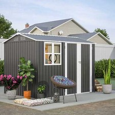 Garden Shed 8x6FT Steel Apex