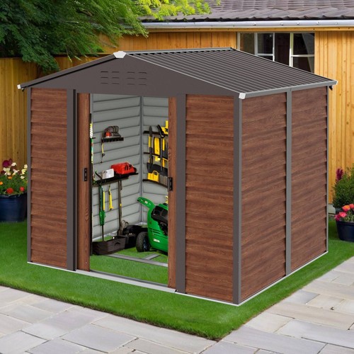 8x6ft galvanized metal garden - 8x6ft,